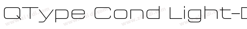 QType Cond Light字体转换